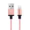 Braided 8 Pin USB Charging Cable 1M Metal Head Fast Sync Data Charger For IPhone And IPad 2
