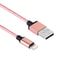 Braided 8 Pin USB Charging Cable 1M Metal Head Fast Sync Data Charger For IPhone And IPad 3