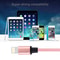 Braided 8 Pin USB Charging Cable 1M Metal Head Fast Sync Data Charger For IPhone And IPad 4