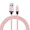 Braided 8 Pin USB Charging Cable 1M Metal Head Fast Sync Data Charger For IPhone And IPad 8