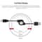 Retractable Mini USB 2.0 Charging & Data Sync Cable for Motorola V3, MP3 Players, GPS and Cameras