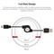 Retractable Mini USB 2.0 Charging & Data Sync Cable for Motorola V3, MP3 Players, GPS and Cameras
