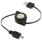 Retractable Mini USB 2.0 Charging & Data Sync Cable for Motorola V3, MP3 Players, GPS and Cameras