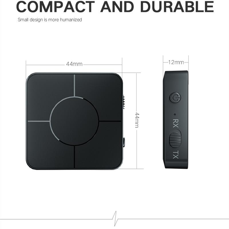 KN326 Bluetooth 5.0 Audio Receiver Transmitter for TV Car Stereo and Wireless Headphones