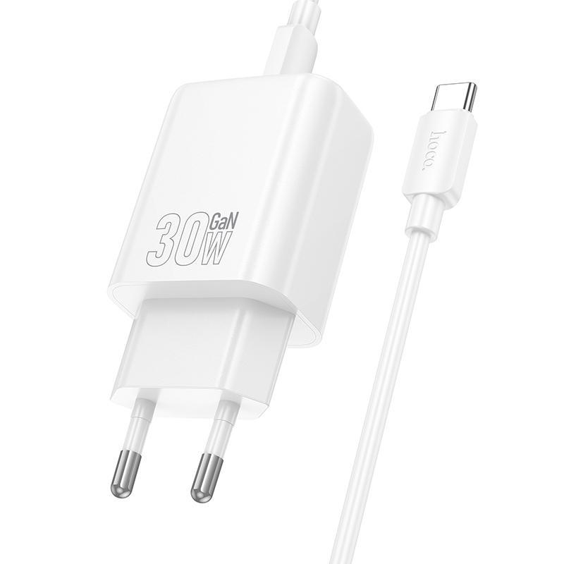 N62 30W USB-C Fast Charger Set with Type-C Cable for Phones, Tablets and Everyday Travel