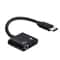 2-in-1 USB-C to 3.5mm Audio Adapter with Fast Charging and Call Support