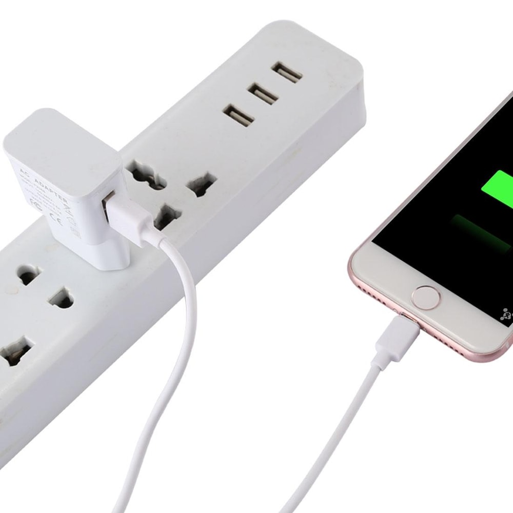 iPhone Wall Charger 5V 2.1A with Lightning 8 Pin Cable Fast Charging Adapter