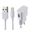 iPhone Wall Charger 5V 2.1A with Lightning 8 Pin Cable Fast Charging Adapter