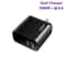 TE-PD65 GaN 65W PD USB-C Fast Charger with QC4.0 & Type-C to Type-C Cable for Laptops and Phones