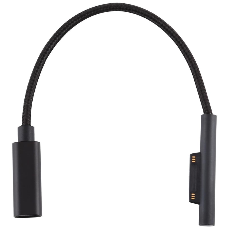 Surface Pro USB-C Charging Cable Adapter for Pro 7 6 5 Fast Power Connector