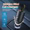 30W Dual USB Car Charger Hidden Socket Fast Charging Adapter QC 3.0 PD