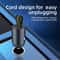 30W Dual USB Car Charger Hidden Socket Fast Charging Adapter QC 3.0 PD