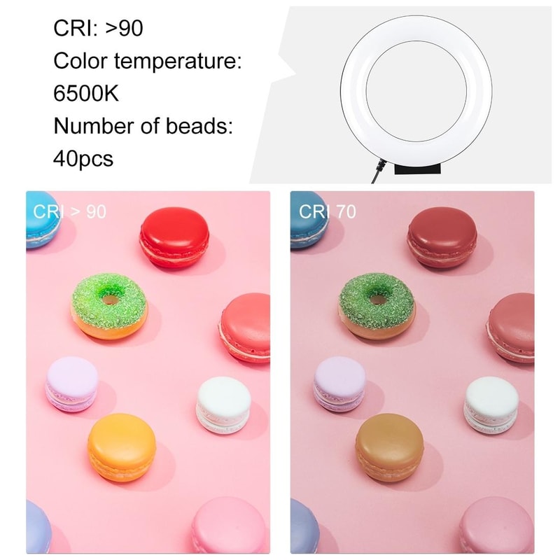 USB Ring Light with Tripod Stand for Selfie Video and Vlogging