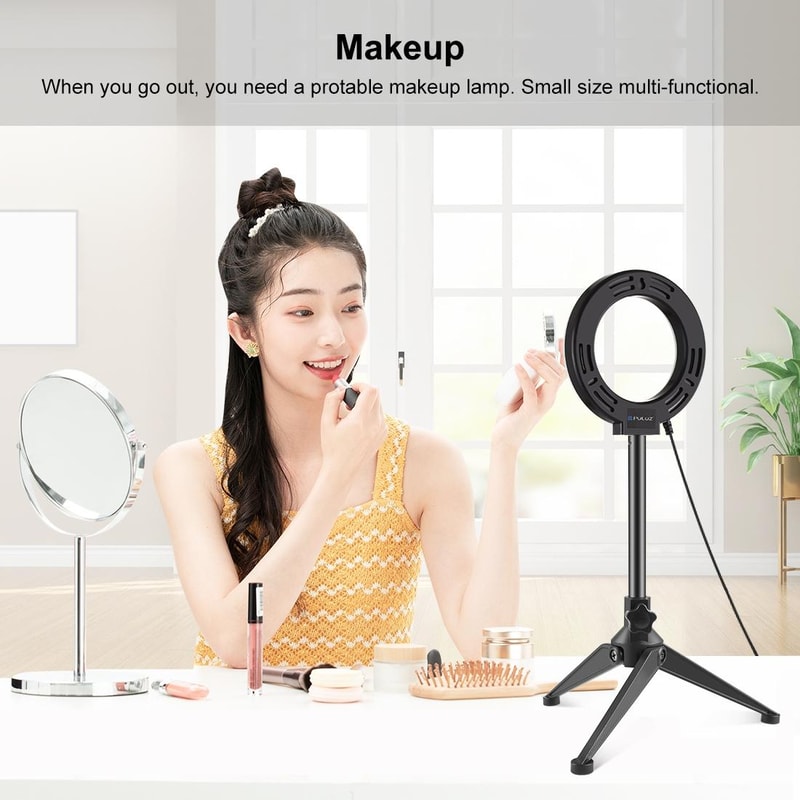 USB Ring Light with Tripod Stand for Selfie Video and Vlogging