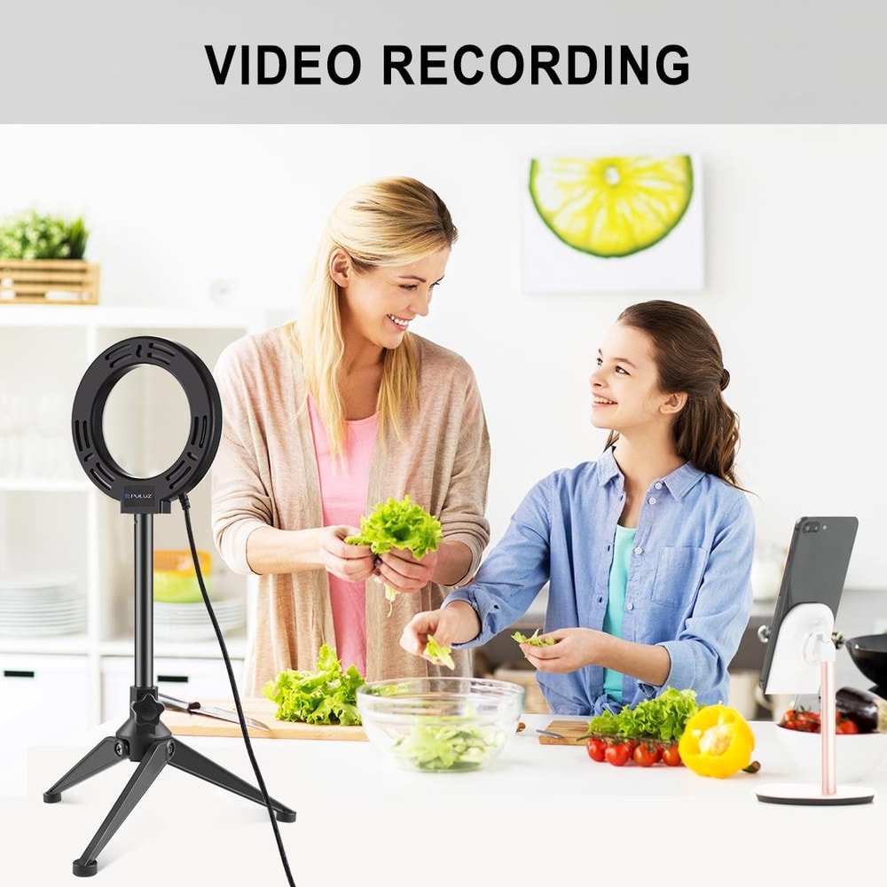 USB Ring Light with Tripod Stand for Selfie Video and Vlogging