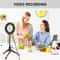 USB Ring Light with Tripod Stand for Selfie Video and Vlogging