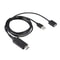 1080P HDMI adapter cable for Phone to TV Screen Mirroring USB Powered AV Converter