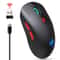 HXSJ T20 Rechargeable Wireless Mouse 3600 DPI Ergonomic Gaming Mouse with RGB Lighting