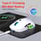 HXSJ T20 Rechargeable Wireless Mouse 3600 DPI Ergonomic Gaming Mouse with RGB Lighting