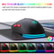 HXSJ T20 Rechargeable Wireless Mouse 3600 DPI Ergonomic Gaming Mouse with RGB Lighting
