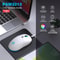 HXSJ T20 Rechargeable Wireless Mouse 3600 DPI Ergonomic Gaming Mouse with RGB Lighting