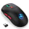 HXSJ T20 Rechargeable Wireless Mouse 3600 DPI Ergonomic Gaming Mouse with RGB Lighting