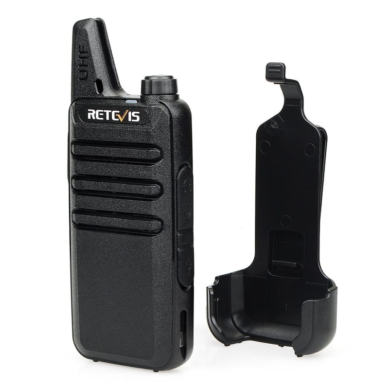 RT22 Mini Walkie Talkie Long Range Two Way Radio for Hotel Security and Team Communication