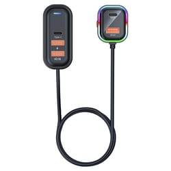66w fast car charger 5-port usb c charging hub with extension cable for multi-device travel