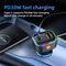 66W Fast Car Charger 5-Port USB C Charging Hub with Extension Cable for Multi-Device Travel