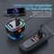 66W Fast Car Charger 5-Port USB C Charging Hub with Extension Cable for Multi-Device Travel