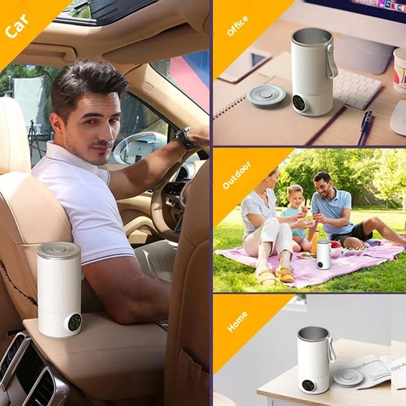 Portable Self Stirring Mug Electric Coffee Mixer Cup with Temperature Control