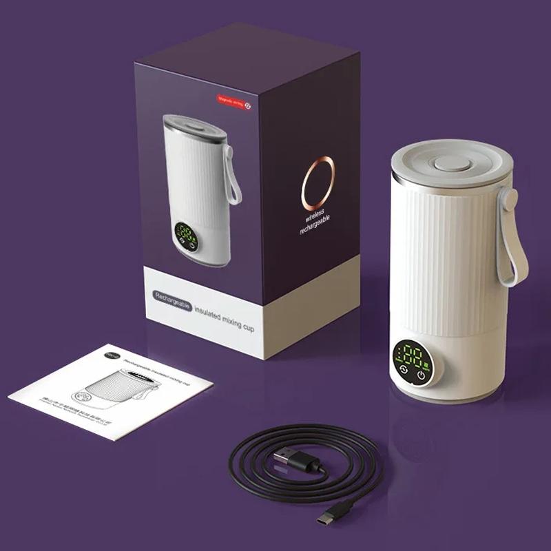 Portable Self Stirring Mug Electric Coffee Mixer Cup with Temperature Control
