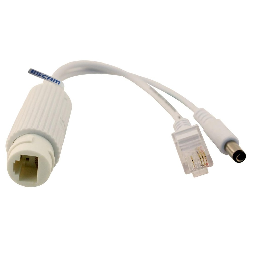 High-Efficiency PoE Splitter Cable for IP Cameras 30m Range with Surge Protection