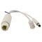 High-Efficiency PoE Splitter Cable for IP Cameras 30m Range with Surge Protection