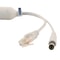 High-Efficiency PoE Splitter Cable for IP Cameras 30m Range with Surge Protection