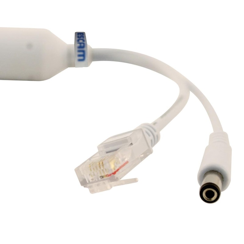 High-Efficiency PoE Splitter Cable for IP Cameras 30m Range with Surge Protection