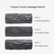 Three-Zone Vibration Foam Roller Electric Muscle Recovery Massage Roller USB Rechargeable 5-Speed