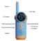 D22 Kids Walkie Talkie Set Long Range Rechargeable Outdoor Communication Toy for Parent Child Adventure