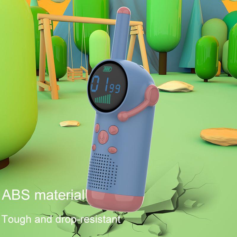 D22 Kids Walkie Talkie Set Long Range Rechargeable Outdoor Communication Toy for Parent Child Adventure