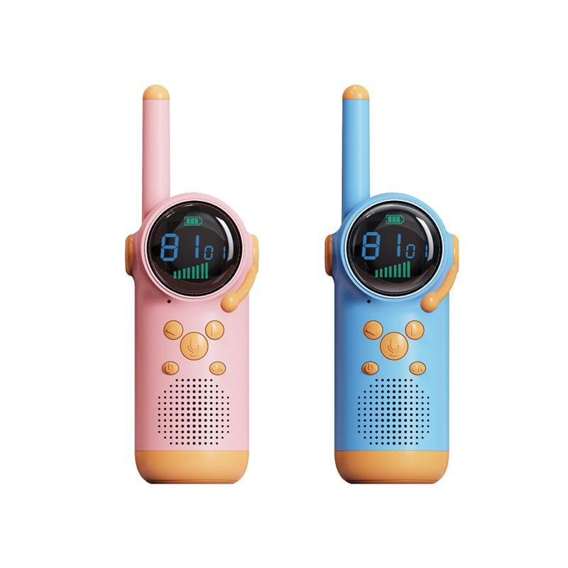 D22 Kids Walkie Talkie Set Long Range Rechargeable Outdoor Communication Toy for Parent Child Adventure