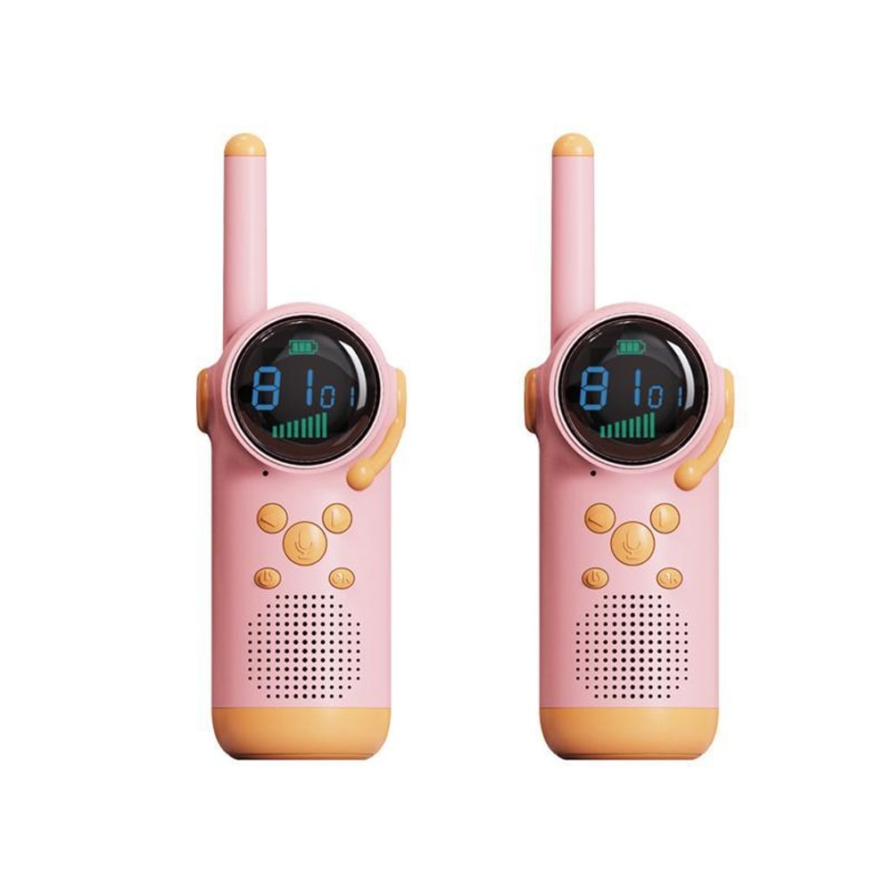 D22 Kids Walkie Talkie Set Long Range Rechargeable Outdoor Communication Toy for Parent Child Adventure