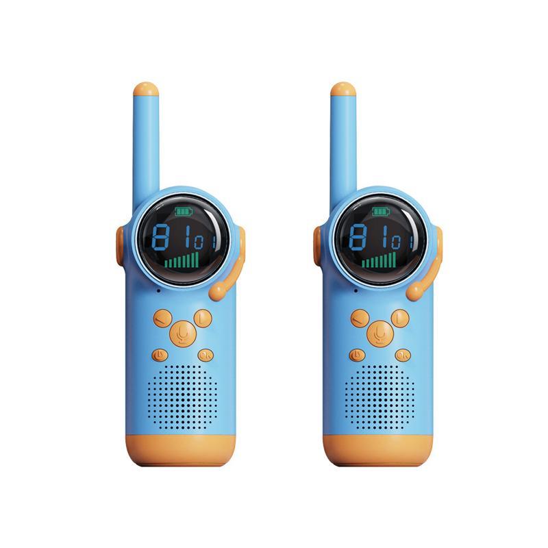 D22 Kids Walkie Talkie Set Long Range Rechargeable Outdoor Communication Toy for Parent Child Adventure