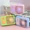 Cute Cartoon Kitten USB Rechargeable Portable Handheld & Desktop Fan, Pink Personal Cooling Device
