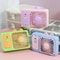 Cute Cartoon Kitten USB Rechargeable Portable Handheld & Desktop Fan, Pink Personal Cooling Device