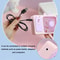 Cute Cartoon Kitten USB Rechargeable Portable Handheld & Desktop Fan, Pink Personal Cooling Device