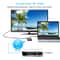 8-in-1 USB-C Docking Station HDMI VGA LAN Multiport Adapter SD Card Reader Grey