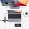 8-in-1 USB-C Docking Station HDMI VGA LAN Multiport Adapter SD Card Reader Grey