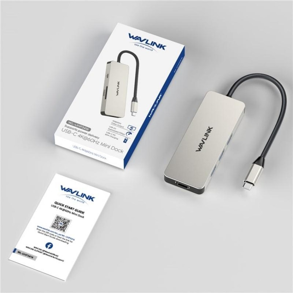 7-in-1 USB C Docking Station 4K HDMI 100W PD SD TF Card Reader Hub