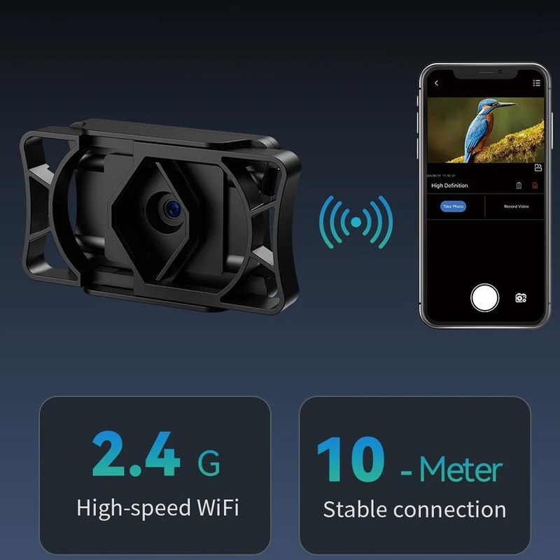 WiFi 2MP Digital Eyepiece Camera for Microscope & Telescope App Control