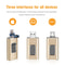 Richwell 3 in 1 OTG USB Drive Type C Lightning USB 3.0 16GB Metal Flash Drive